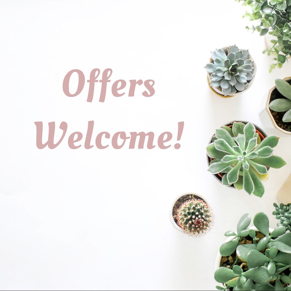 Reasonable offers accepted
